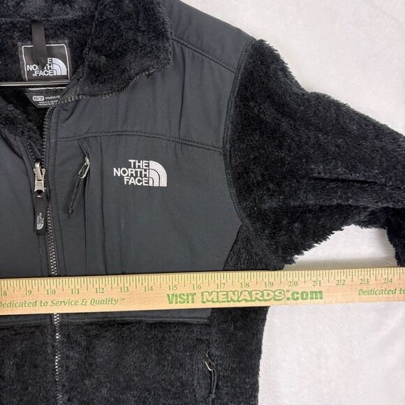 The North Face Black Fuzzy Zip Up Women's Size XS - Picture 7 of 14